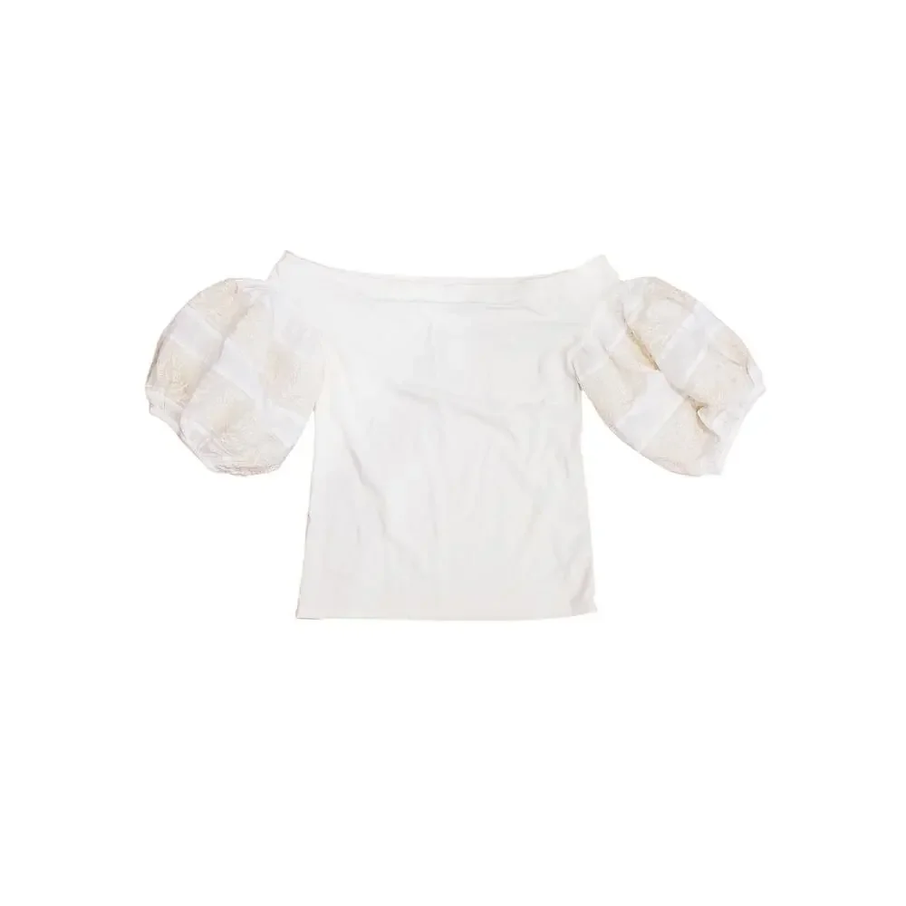 Free People Rock With It Top Ivory Size Large